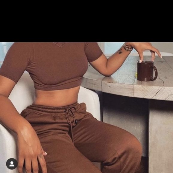 Naked Wardrobe Brown Sweat pants - Picture 4 of 9